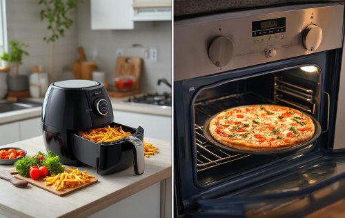 Heißluftfritteuse vs. Backofen: Die größten Unterschiede
